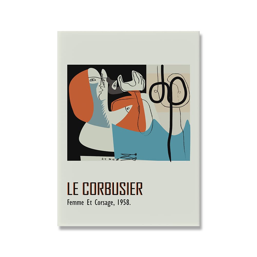 Amazon.co.jp: フランスのル・コルビュジエ ポスター展 版画 ル